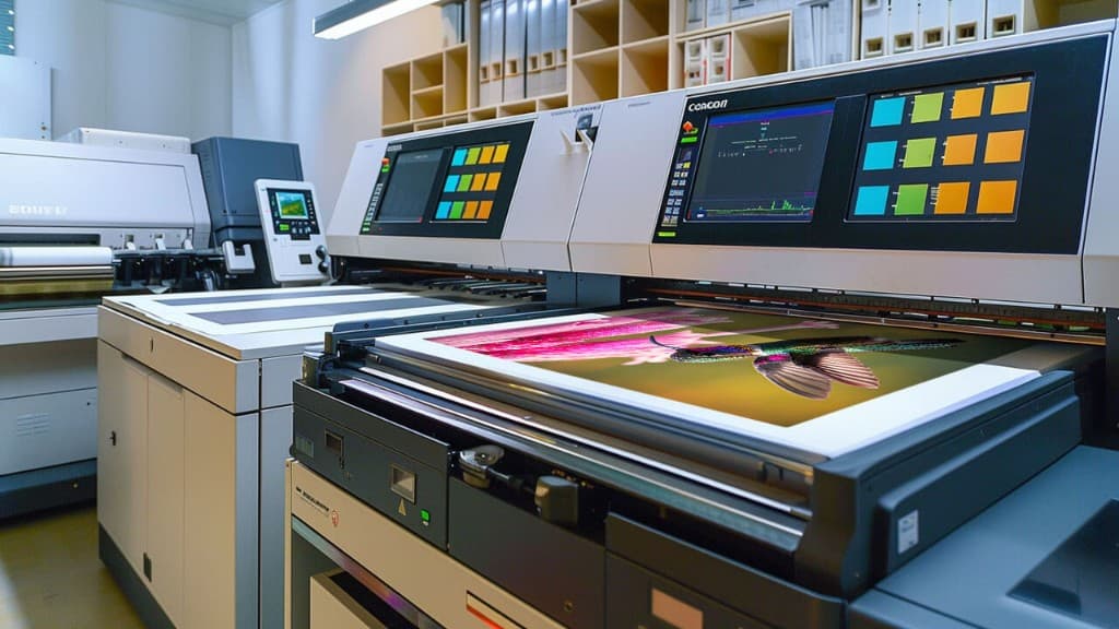 Precision digital printing and colour management at our facility